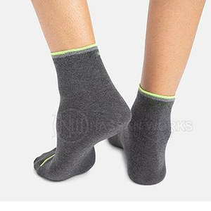 Calcetines Deportivos de Algodón 100%, Transpirables, de Secado Rápido, Ecológicos, Gruesos, para Invierno, Gimnasio, Correr, Duraderos - Product Image 5