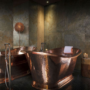 Bañera grande de aluminio hecha a mano, accesorio de baño de Metal, Independiente - Product Image 5