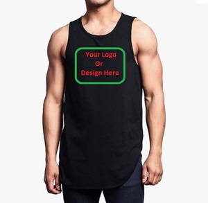 Débardeurs tricotés décontractés pour hommes, col ras du cou sans manches, t-shirts musclés, débardeurs d'été 100% coton, prix bon marché de BD - Product Image 1