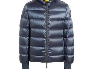 Veste pour homme de haute qualité, automne/hiver, logo personnalisé, fermeture éclair extérieure, imperméable, col montant, en vente, Parajumperss - Product Image 1