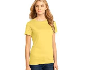 เสื้อยืดสีพื้นแบบสบายๆ สำหรับผู้ใหญ่ ดีไซน์ใหม่ ผ้าโพลีเอสเตอร์/คอตตอน ระบายอากาศ แห้งเร็ว ใส่ได้ทั้งชายและหญิง - Product Image 4