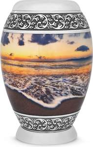 Urna de cremación calada de mariposa para cenizas, urnas funerarias decorativas, tamaño adulto - Product Image 5