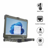 Portátil Industrial Resistente de 15.6 Pulgadas, IP65, I9 13900HK, RTX 4060 8G, GPS, Huella Dactilar, OEM Personalizado