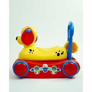 GIRNAR 3-in-1 Plastic Rocker <b>Dog</b> Multi-Functional <b>Toy</b> for Canine Entertainment - Product Image 2