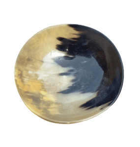 Cuenco Cuerno oscuro Cuenco de cuerno de búfalo decorativo ultra brillante Hecho a mano de cuerno real natural - Product Image 4