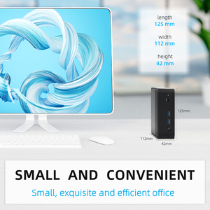 Mini PC Fanless Industrial barato Intel Celeron N5095 <span class=keywords><strong>Dual</strong></span> Nics RJ45 4K <span class=keywords><strong>Dual</strong></span> Lan Mini Computador 8GB RAM 512GB SSD - Product Image 5