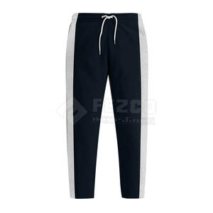 Pantalon de survêtement léger à taille haute pour homme avec cordon de serrage réglable en mélange de coton doux respirant et à séchage rapide pour une utilisation décontractée en salle de sport - Product Image 1