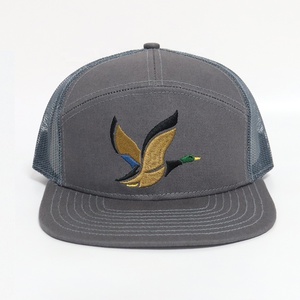 Casquette tactique d'extérieur réglable en coton sergé avec broderie, couleur unie, denim, toile, casquette de camionneur en maille, couvre-chef en velours pour hommes - Product Image 1