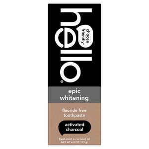 Hello Adult - Pasta Dental Blanqueadora Antiplaca Sin Flúor, con Aceites de Coco y Árbol de Té, Fórmula Herbal Orgánica, Uso Doméstico, Antibacteriana - Product Image 6