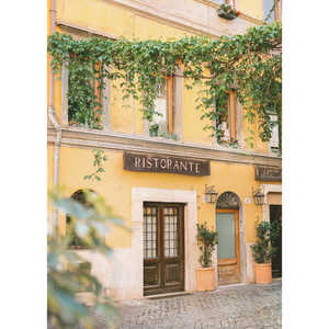 Impresión artística en lienzo del restaurante Trastevere en Roma - Product Image 5