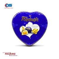 DAT THUAN haute qualité 250g conteneurs de chocolat en fer blanc couleur personnalisée OEM/ODM emballage en métal pour cadeaux exportation en gros vers les états-unis