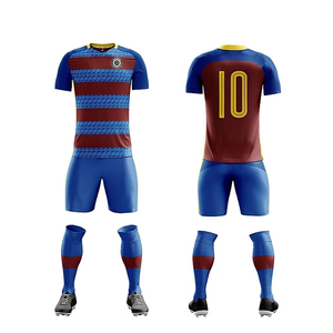 Maillot de sublimation personnalisé ensembles d'uniformes de football sport à séchage rapide pas cher maillot de football en maille de polyester vêtements de football - Product Image 5