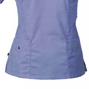 Top qualité médicale gommage costume ensemble infirmière et médecin uniforme Logo personnalisé conception couleur unie gommages costume femmes hôpital uniforme - Product Image 5