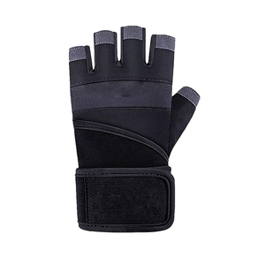 Guantes de gimnasio de medio dedo para hombre, transpirables, al por mayor, para entrenamiento, ciclismo, gimnasio, ejercicio, deportes, guantes de levantamiento de pesas - Product Image 1