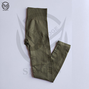 Leggings de Yoga para Mujer, Elásticos, Cómodos, con Corte en V, Pantalones de Gimnasio de Secado Rápido, Talla Grande, Ligeros - Product Image 1