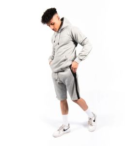 Nueva Llegada Hombres Sudadera con capucha Casual Color sólido Algodón Fleece térmica Sudadera con capucha Conjuntos Marca de moda de punto Deportes Moda Sudadera con capucha Conjunto - Product Image 2