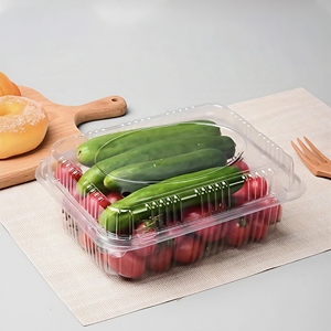 Envases de Plástico PET Transparente para Fresas, Tomates, Verduras y Frutas, Cajas de Plástico Desechables Tipo Concha para Fresas - Product Image 4