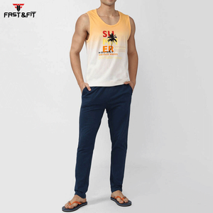 เสื้อกล้ามออกกำลังกายลำลองคุณภาพสูง ผลิตอย่างมืออาชีพ ผ้าฝ้าย 100% น้ำหนักเบา แห้งเร็ว ระบายอากาศได้ดี สวมใส่สบาย - Product Image 4