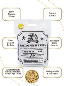 Arena para Gatos Banana Supreme, Pellets de Trigo Ecológicos para Gatos, Hámsteres y Mascotas Pequeñas, Grado Profesional, 10L - Product Image 5
