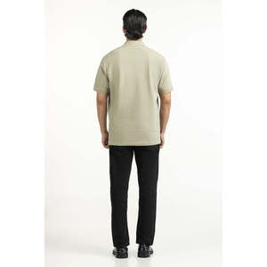 Polo Clásico para Hombre, Antiarrugas, de Seda, con Bordado, en Colores Oscuros, con Patrón Sólido, Tallas hasta 6XL, Corte Corto para Golf, ODM - Product Image 2