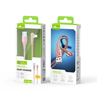 Câble USB A vers Micro 3A à charge rapide 1M en cuivre pur et alliage d'aluminium Modèle 1101107 pour Android