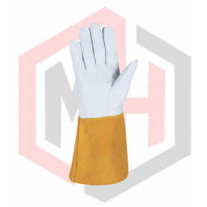 Gants en cuir industriels robustes, antistatiques et résistants aux déchirures, épaisseur de 7 oz pour la soudure et la construction - Product Image 2