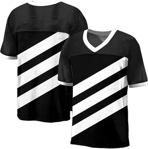 เสื้อเจอร์ซีย์สำหรับฝึกซ้อมเสื้อฟุตบอลผ้าตาข่ายเสื้อกีฬาเสื้ออเมริกันฟุตบอลปักโลโก้เสื้อเจอร์ซีย์ - Product Image 5