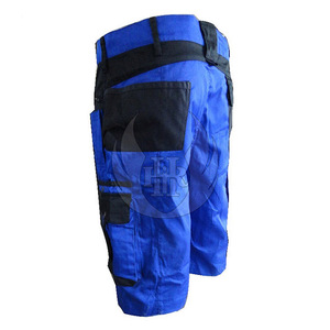 Shorts de travail pour hommes en gros, OEM, cargo, uni, polyester royal, couture lourde, multi-poches, respirant, séchage rapide - Product Image 5