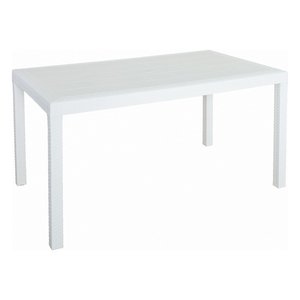 Houston Fixed Polypropylene Outdoor <b>Table</b> White 150x90x74cm Model 9094 by Bica - Product Image 1