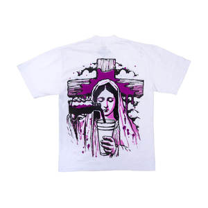 Camisetas Clásicas para Hombre con Estampado de Jarabe para la Tos, Alta Calidad, 100% Algodón, Personalizadas en Color Sólido, Cuello Alto Informal - Product Image 6