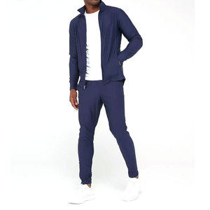Chándales personalizados 100% algodón de alta calidad, precio al por mayor, cremallera, poliéster, ropa para correr, conjunto de chándales para hombres - Product Image 1