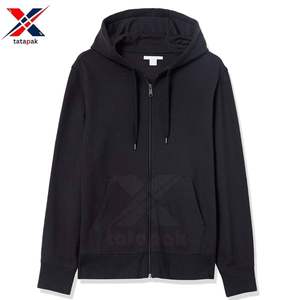 Sudadera con capucha de lana de algodón 100% transpirable de calidad de exportación TATAPAK para hombres, cómoda, fácil de lavar, servicio OEM - Product Image 4