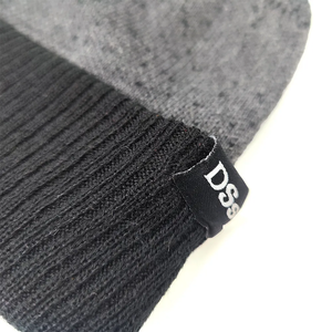 หมวกแจ็คการ์ดปักโลโก้ออกแบบได้ตามต้องการใหม่สำหรับฤดูหนาวหมวกถักลายกะโหลกลายตาราง3D - Product Image 3