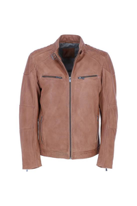 Chaqueta de Cuero Vacuno de Invierno para Hombre de Alta Calidad, Ecológica, Transpirable, con Cuello Camisero, Estilo Urbano Premium - Product Image 6