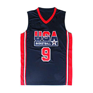 เสื้อบาสเก็ตบอลชุดกีฬาพิมพ์ลายโลโก้ชั้นดีดีไซน์ใหม่ - Product Image 5