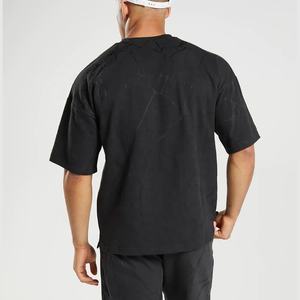 Camisetas extragrandes de algodón 100% de alta calidad, Camiseta lisa de talla grande con diseño estampado de 280gsm de peso pesado - Product Image 6