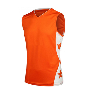 Maillot de basket personnalisé avec logo d'équipe, grande taille, brodé, 100% polyester, sans manches, haute qualité, compétitif - Product Image 4