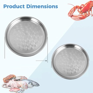 Bandeja de Servicio Duradera de Aluminio para Cocina, Comedor, Aperitivos, Bebidas, Uso Doméstico con Diseño Ligero para Tareas de Cocina Diarias - Product Image 2