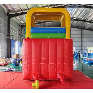 Château gonflable de qualité commerciale avec toboggan pour la location d'événements - Product Image 1