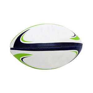 Artículos deportivos de cuero puro de alta calidad pelota de rugby peso ligero nueva llegada logotipo personalizado y pelota de rugby de diseño para la venta - Product Image 2