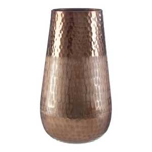 AK Brass Nordic light luxury hammered metal copper <b>vase</b> living room hotel flower arrangement rose <b>lily</b> flowers decorative - Product Image 1