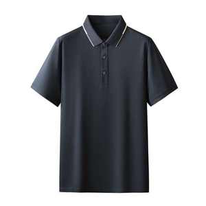 Venta al por mayor personalizado bordado 100% algodón para Polo camiseta Unisex Golf transpirable diseño patrón de color sólido para los hombres - Product Image 1