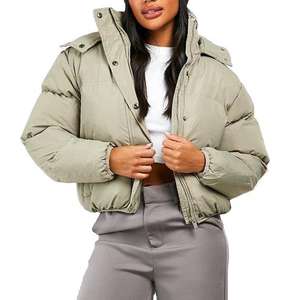 Veste matelassée pour femme imperméable de haute qualité, style bulle, manteau d'hiver avec doublure en nylon et bordure en fourrure 2026 - Product Image 2