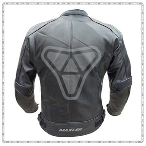 Chaqueta de moto de cuero con aprobación CE para Hombre | Chaqueta de motociclista con estilo | Chaqueta de montar de cuero duradera - Product Image 2