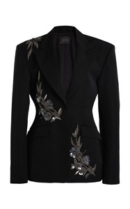 Broche de mariage personnalisée unique, brodée à la main avec des perles, perles de haute qualité, luxe, écologique, en polypropylène, effet lumineux - Product Image 2