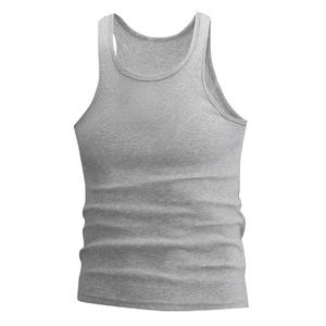 Camiseta sin mangas deportiva de verano para hombre, camiseta informal transpirable a la moda para correr, camiseta sin mangas de Color sólido absorbente de sudor - Product Image 1