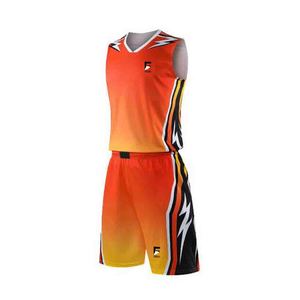 Ensemble d'uniformes de basket-ball unisexe en polyester de haute qualité Short en jersey imprimé avec logo personnalisé pour adultes tailles XS-XL - Product Image 3