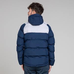 Chaqueta de invierno con patrón de diseño personalizado para hombre, chaqueta acolchada de lona Lisa OEM con cuello levantado y cremallera de otoño, logotipo frontal - Product Image 4