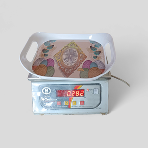 ถาดเสิร์ฟลายดอกไม้ดีไซน์คลาสสิกขนาดมาตรฐานถาดเมลามีนใช้ในห้องครัว - Product Image 3