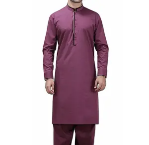تصميم جديد شالوار كميز للرجال فساتين على طراز باكستان للرجال تصدير ملابس عالية الجودة